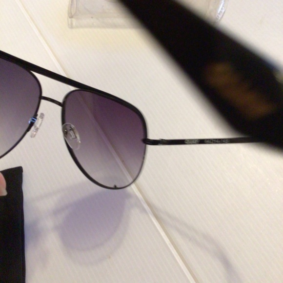 NEw! Quay High key bling black sunglasses main image 7